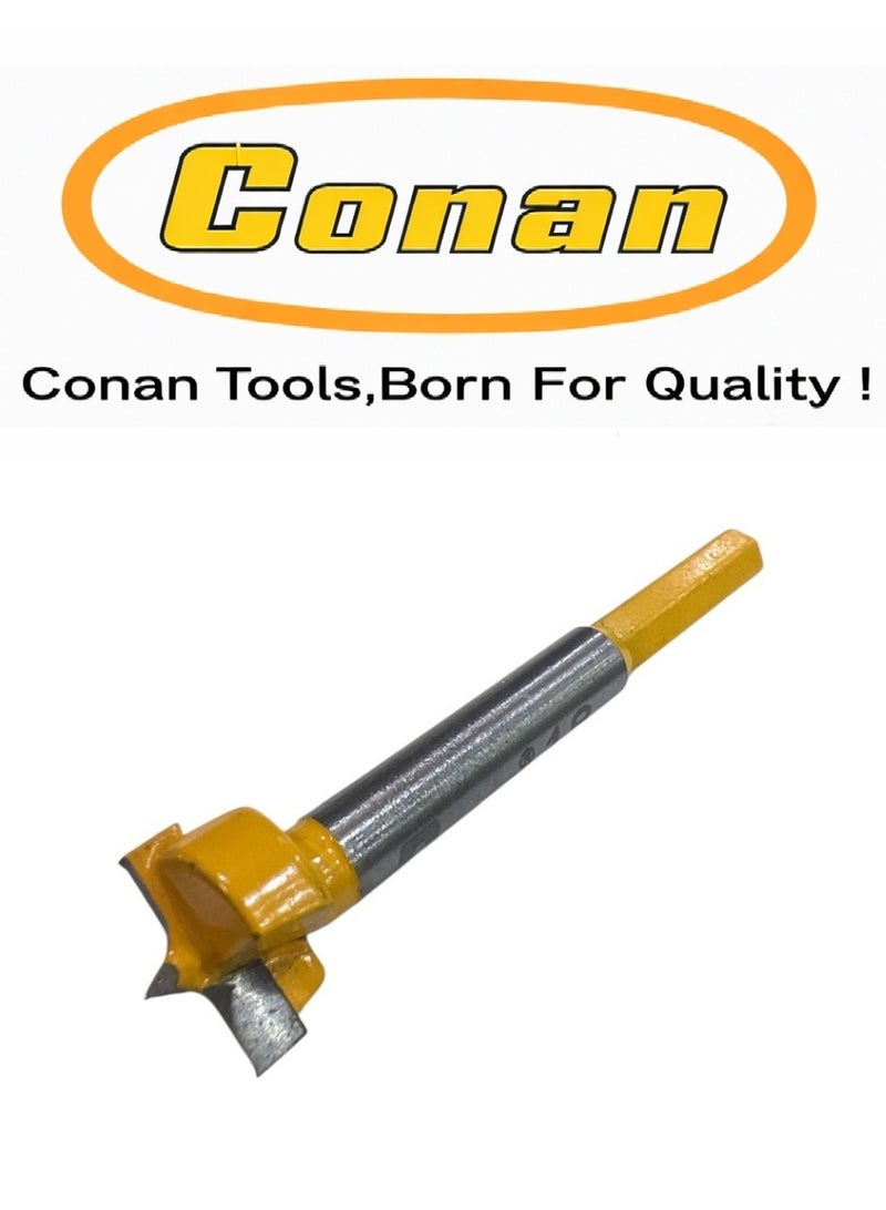 Conan 2 PCS Conan Forstner Drill Bit 18mm – Flat-Bottom Clean Wood Drilling – 78mm Length – Model COFD818 - Image 3